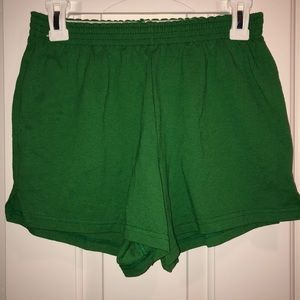Green Soffe Shorts